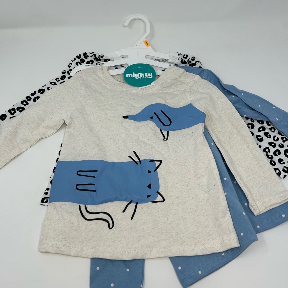 NWT 3 Pack Baby Girl Long Sleeve Tees